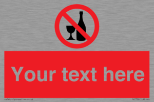 Custom prohibition no alcohol